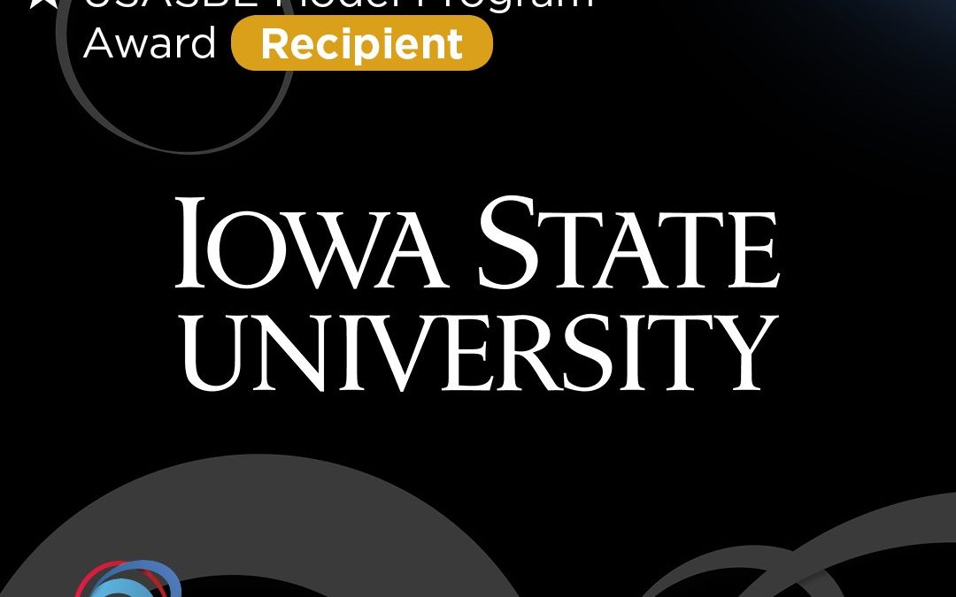 Iowa State University USASBE Model Program Award Winner